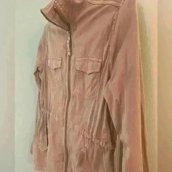 Sonoma Goods For Life Full Zip Utility Jacket Women  S Pink Outdoor Workwear Y2K - Picture 10 of 10